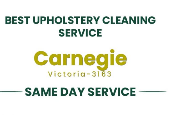 Upholstery Cleaning Carnegie
